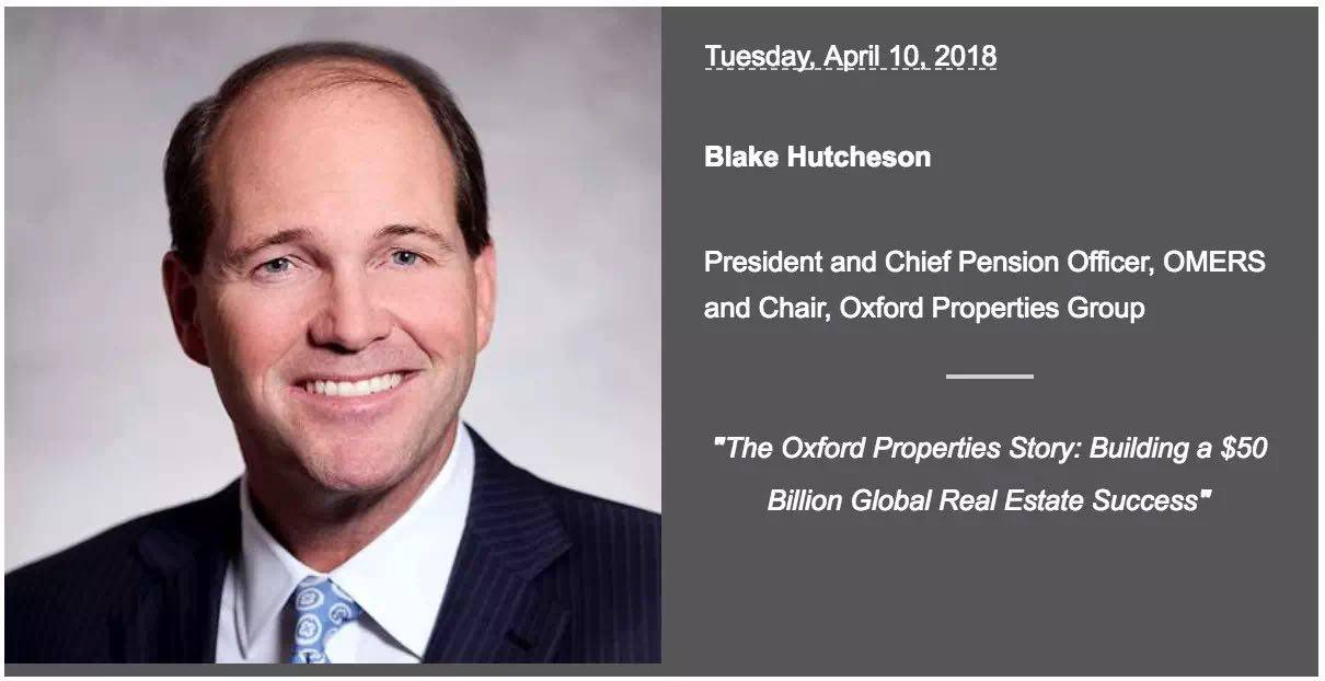 CCT Upcoming event: Blake Hutcheson – “The Oxford Properties Story”